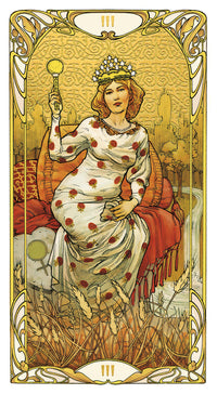 Golden Art Nouveau Tarot (Major Arcana)