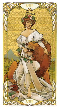 Golden Art Nouveau Tarot (Major Arcana)