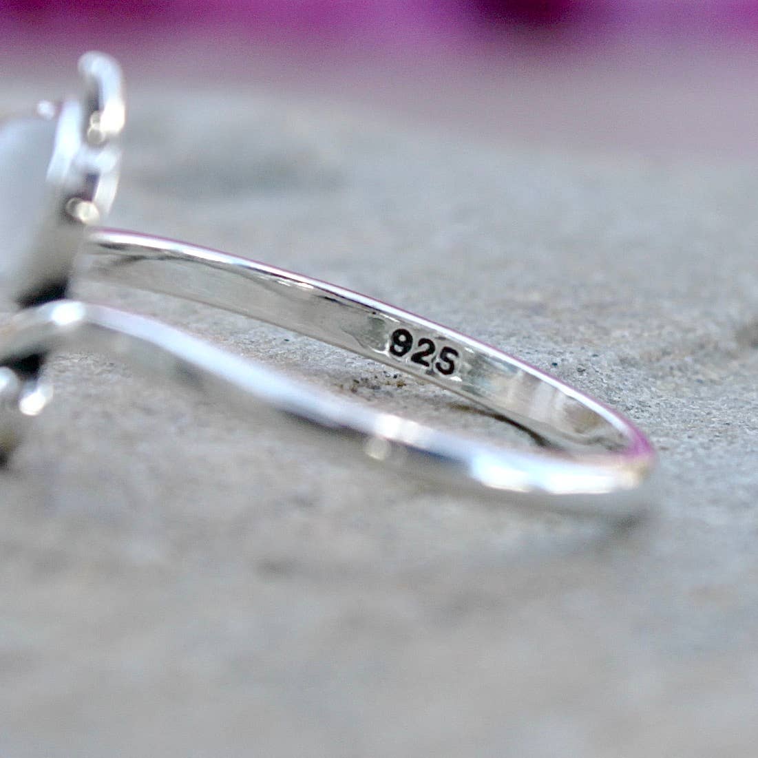 Cat with Moonstone Ring