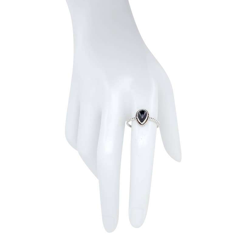 Black Onyx Sterling Silver Ring