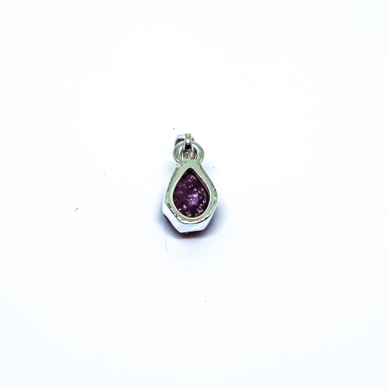 Pink Tourmaline Freeform Sterling Silver Pendant