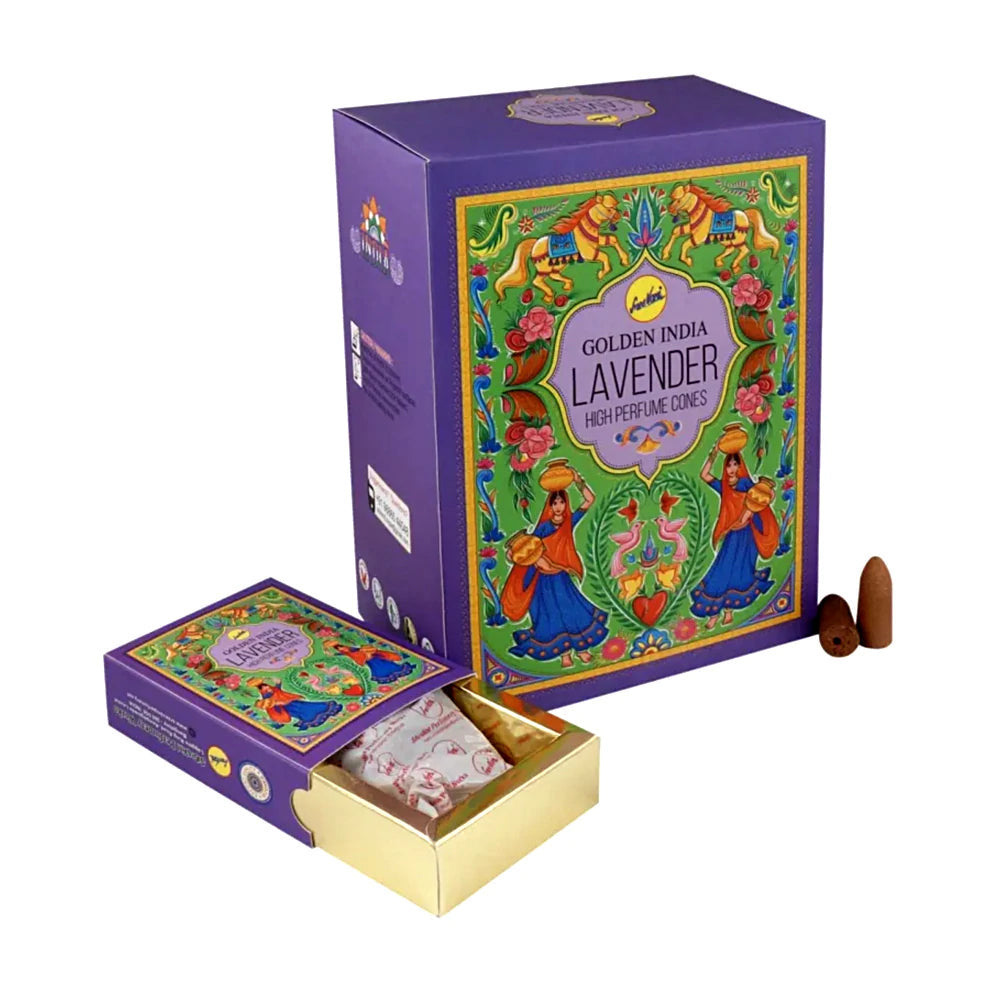 Golden India Incense Backflow Cones