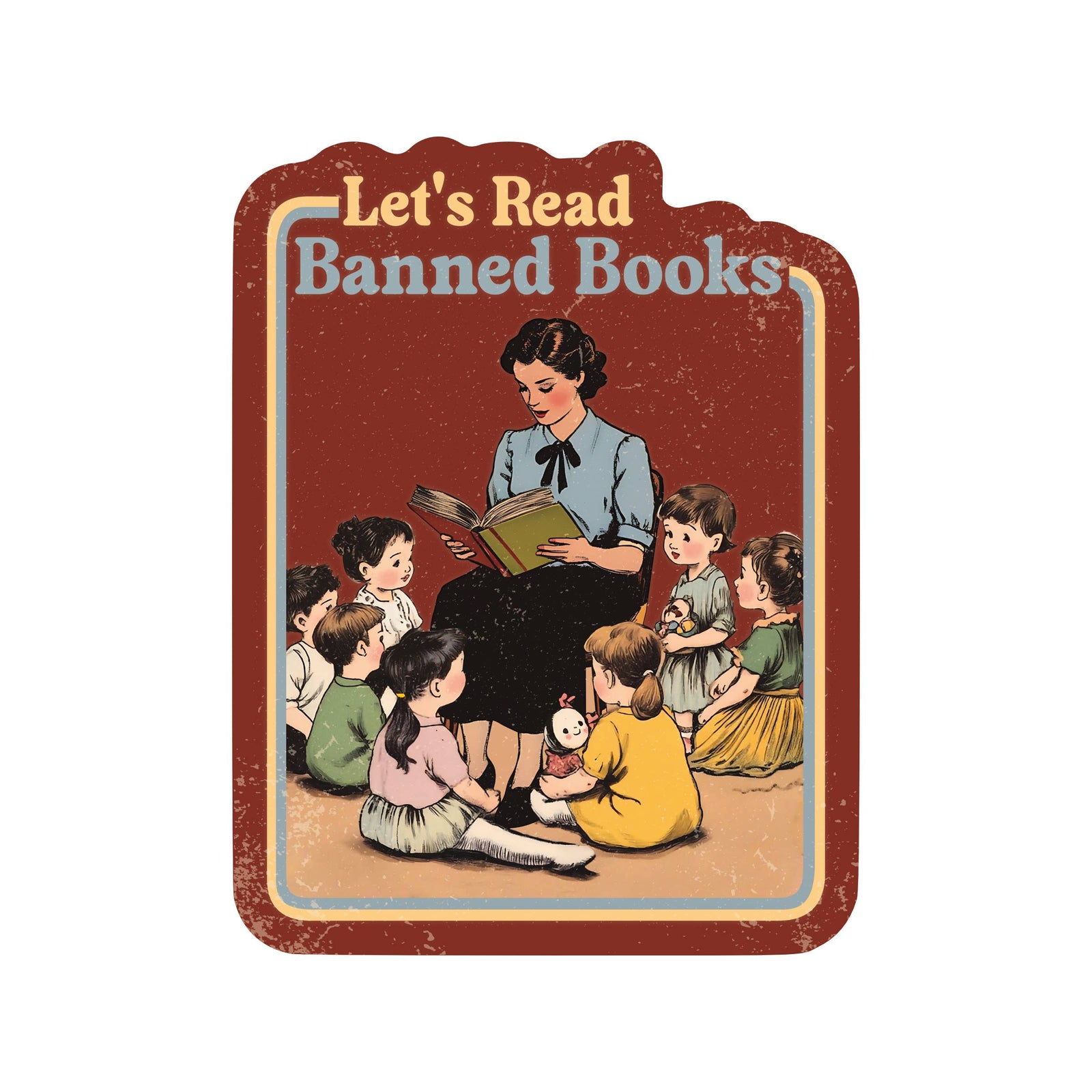 Banned Books High Quality Vinyl Sticker