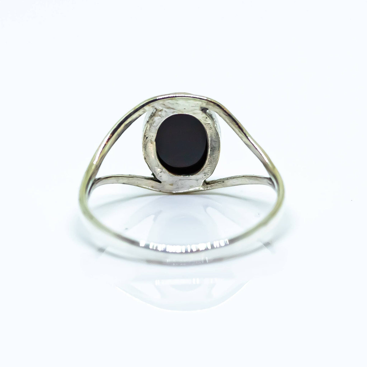 Black Obsidian Ring Sterling Silver 925