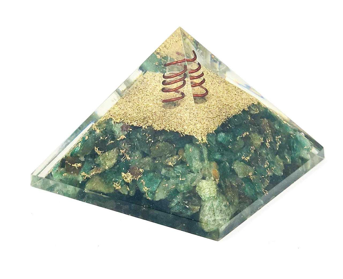 Orgone Energy Pyramid Green Aventurine 55-60mm #3