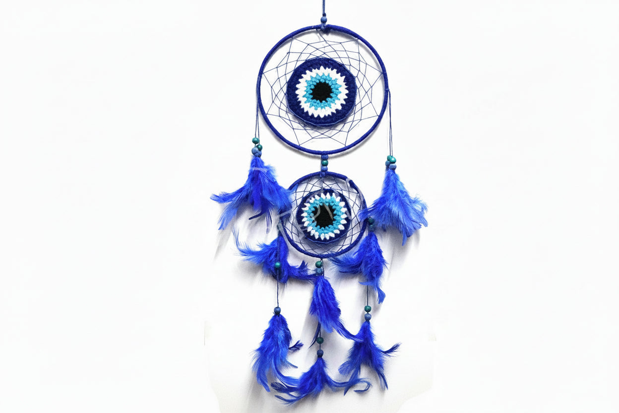 Evil Eye Blue Dream Catcher