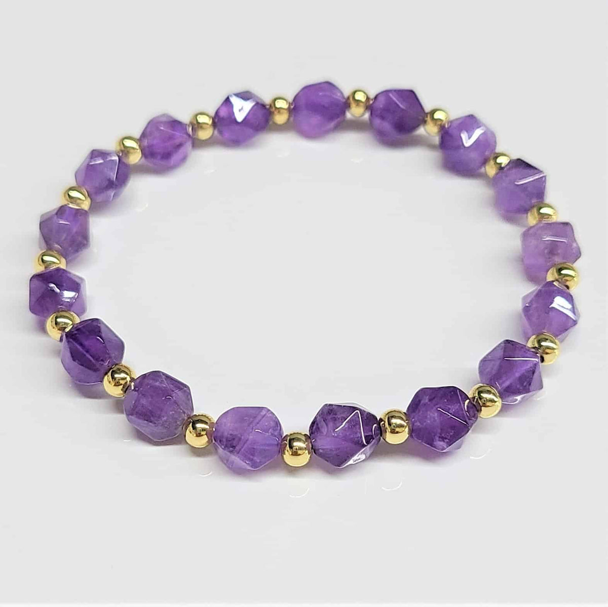 Faceted Crystal Bracelet 8mm