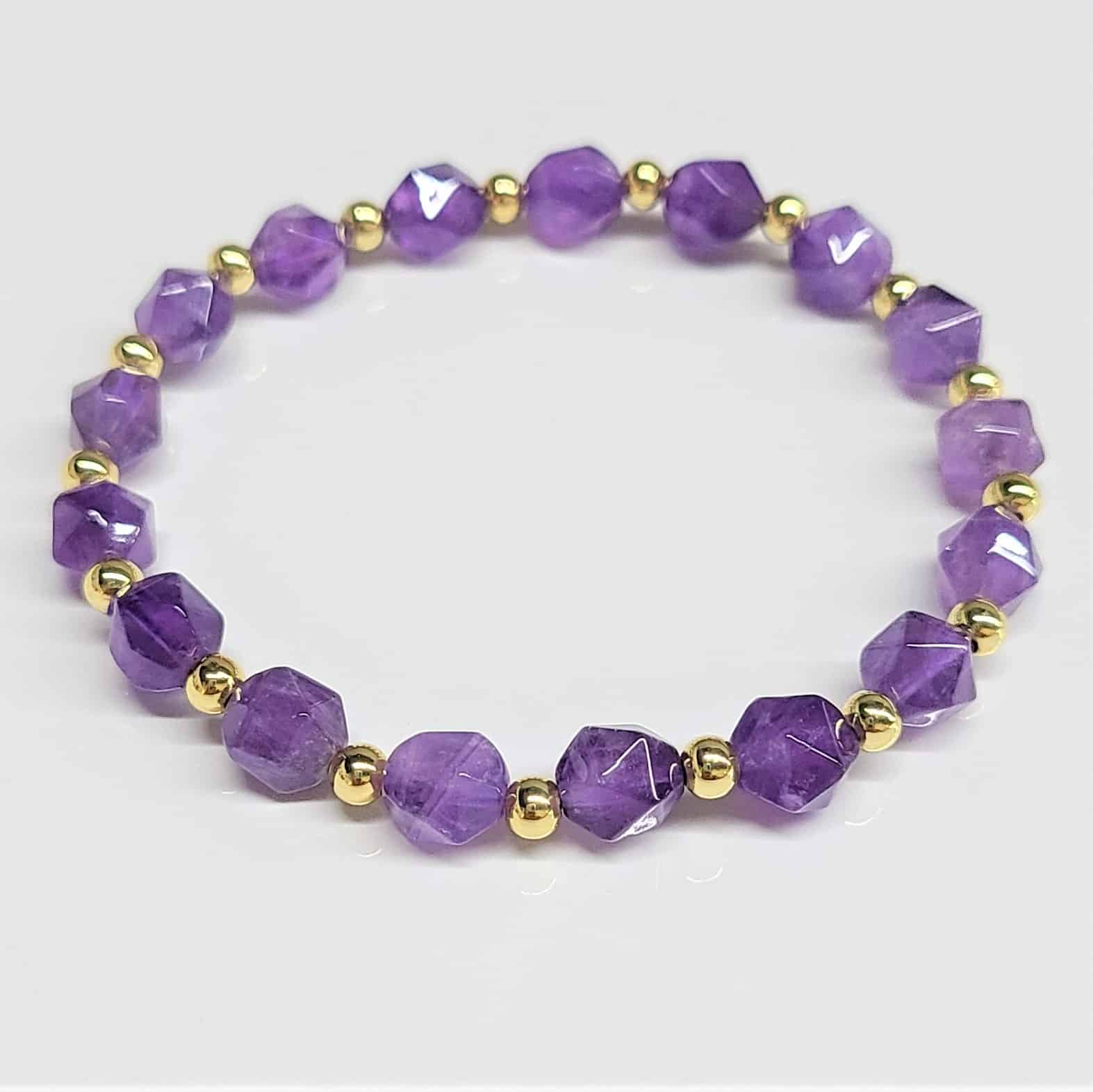 Faceted Crystal Bracelet 8mm