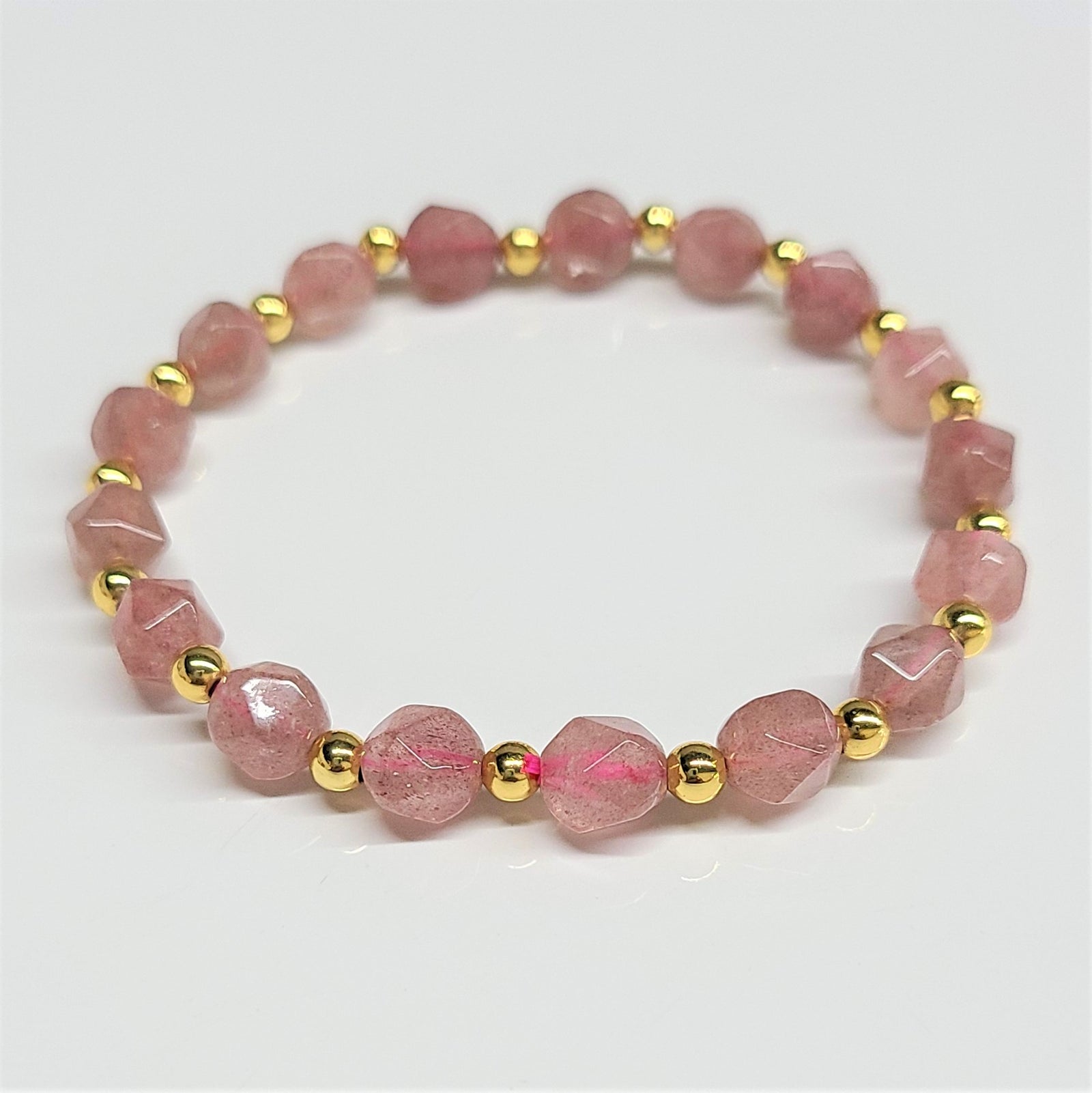 Faceted Crystal Bracelet 8mm