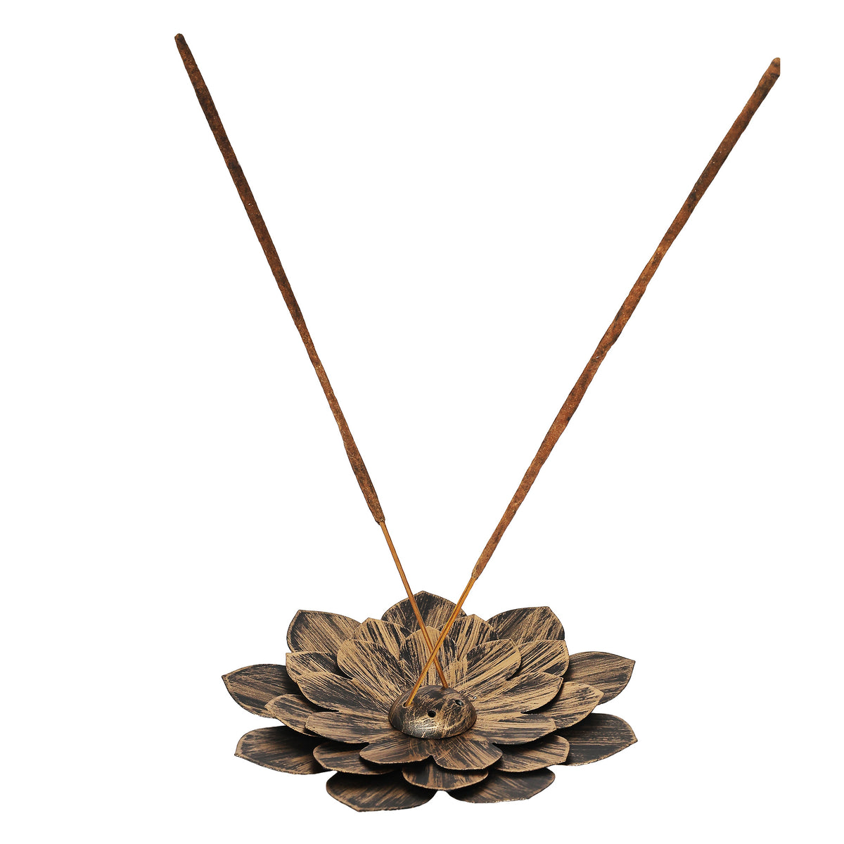Metal Lotus Incense Burner