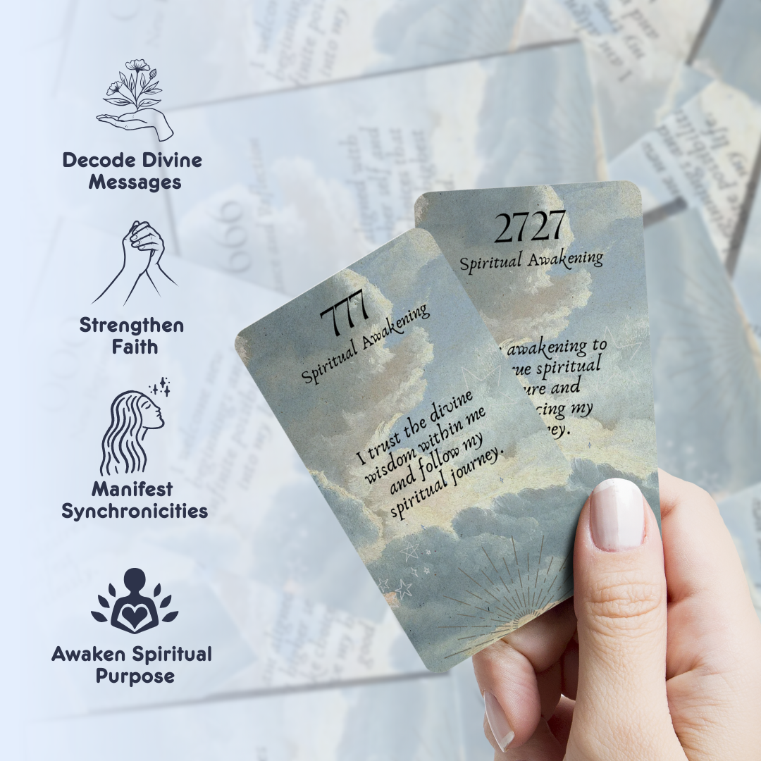 Angel Numbers Affirmations Card Deck