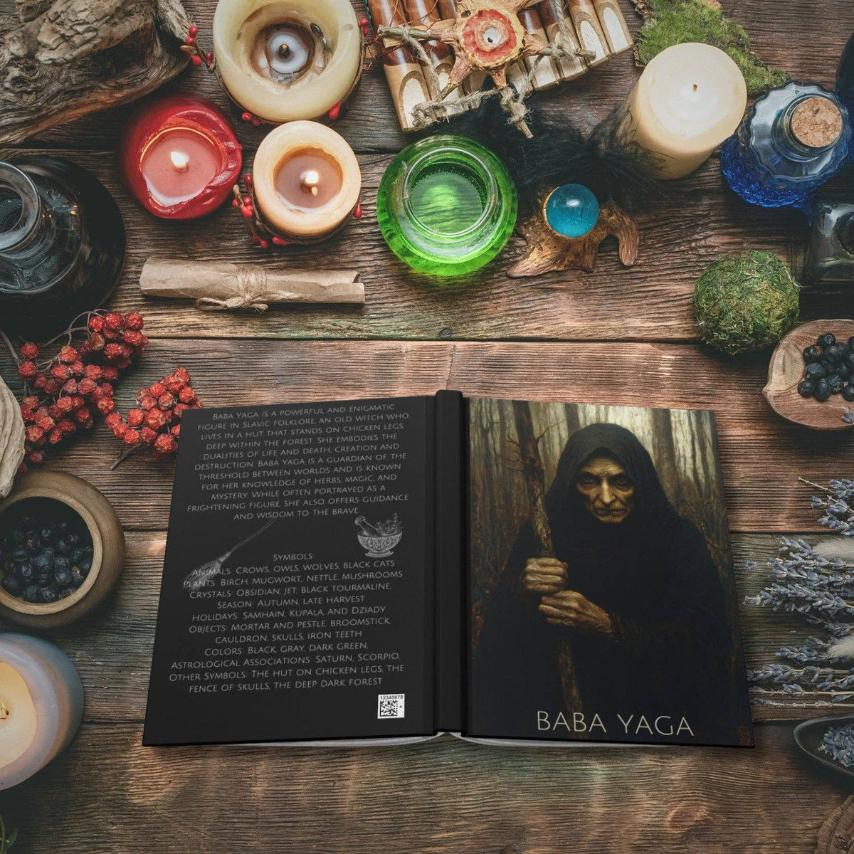 Baba Yaga Witch Goddess Hardcover Journal