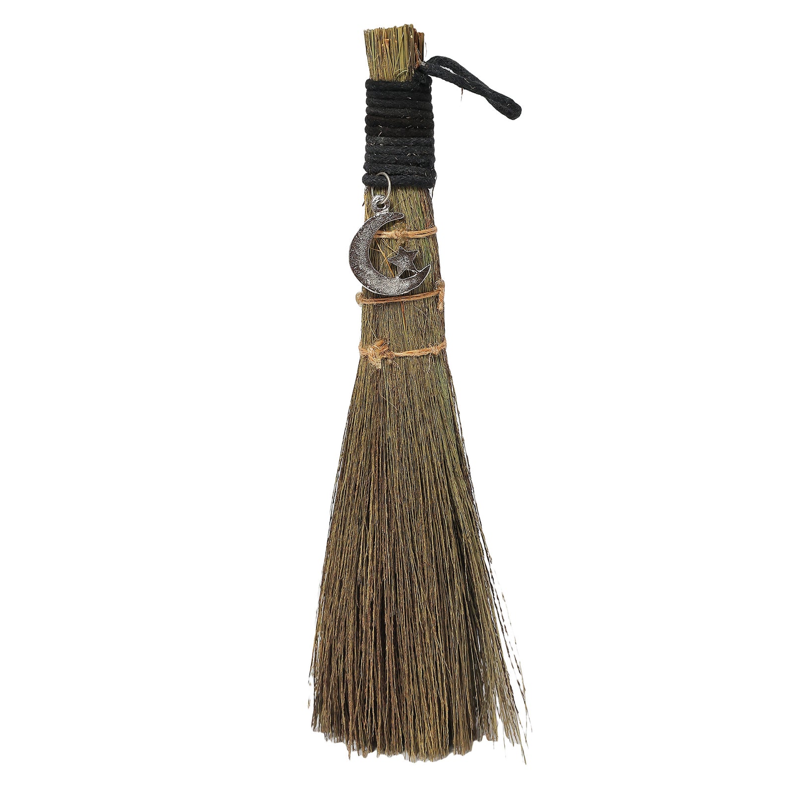 Ritual Altar Broom Crescent Moon & Star 8"(Besom)