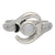 Sterling Silver Lunar Tides Crescent Wave Moonstone Ring