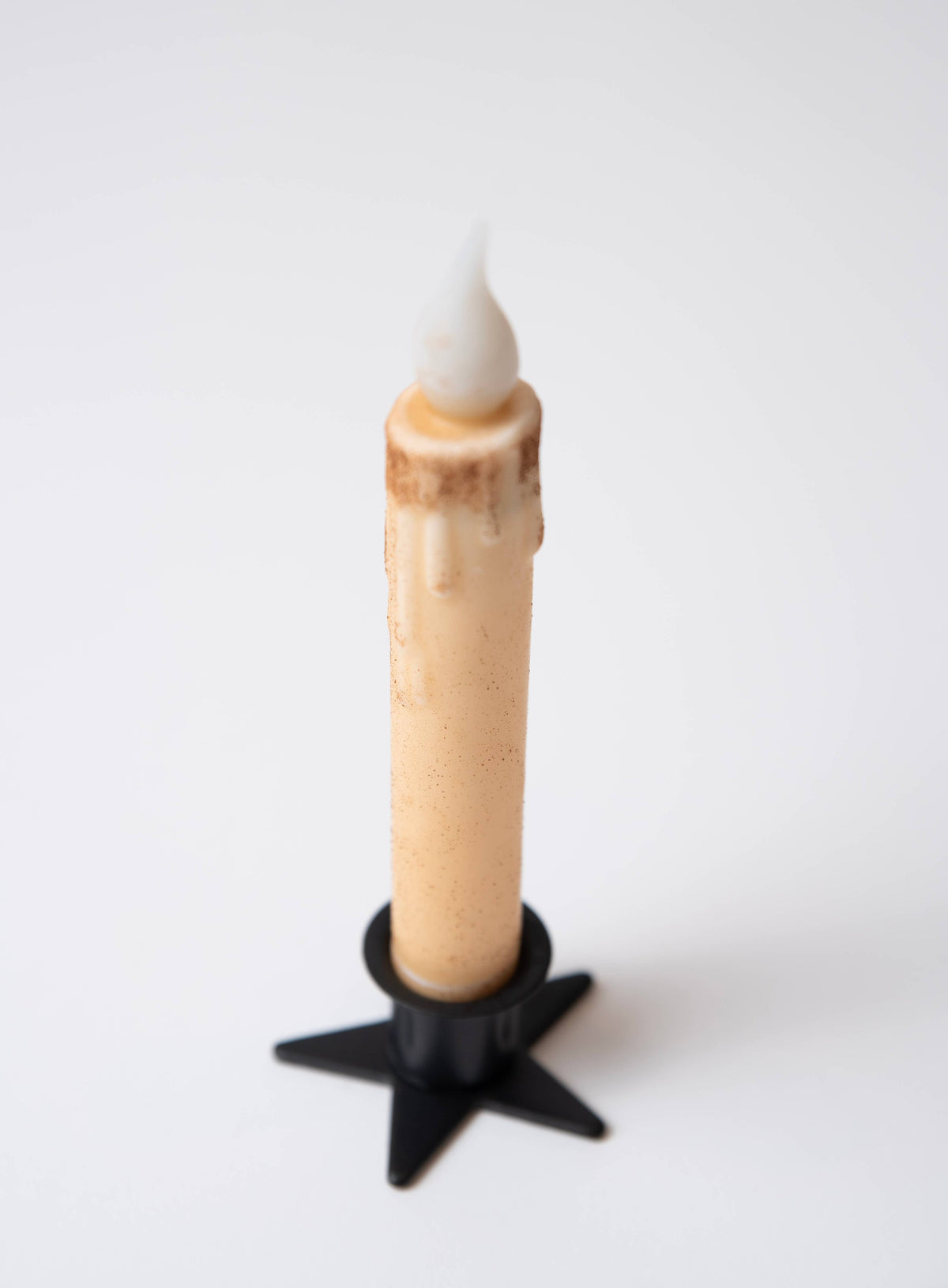 Black Iron Star Taper Holder