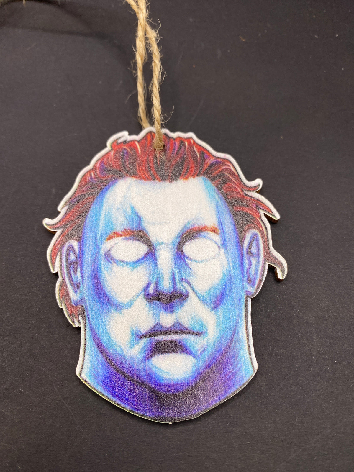 Wooden Horror Icon Ornament