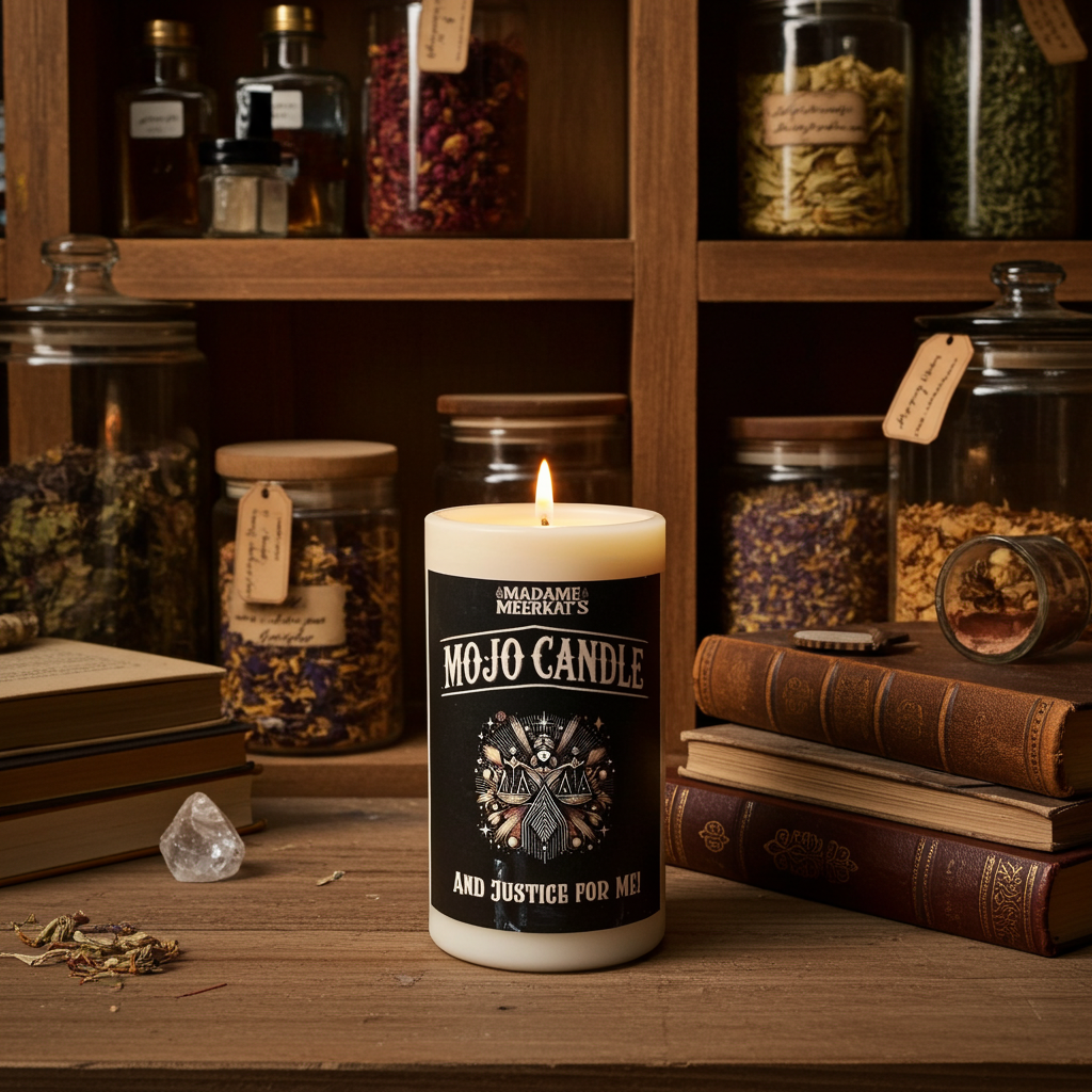 And Justice for Me Mojo Candle