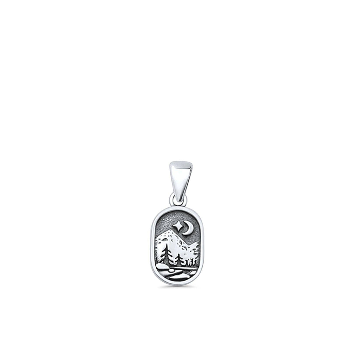 Nature Oxidized Pendant
