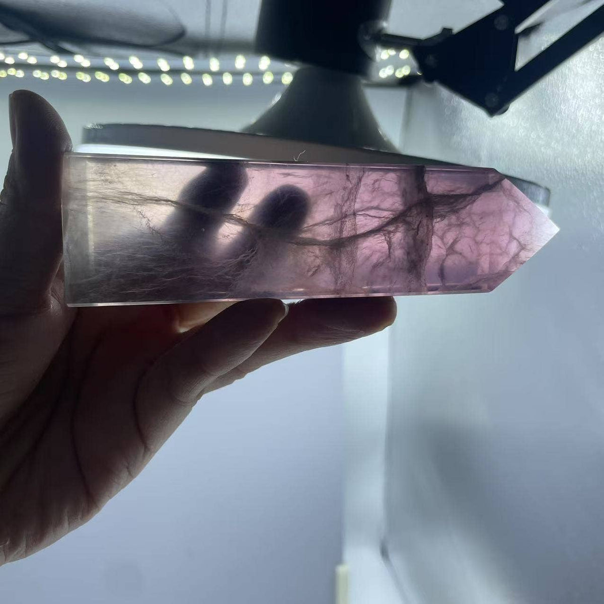 Lavender Fluorite Tower / Obelisk