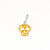 Skull Cognac Amber Sterling Silver Pendant