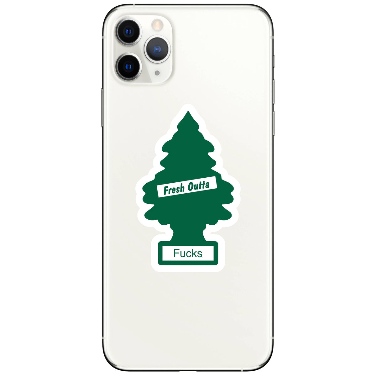 Fresh Outta Fucks Tree Swear High QualityVinyl Sticker