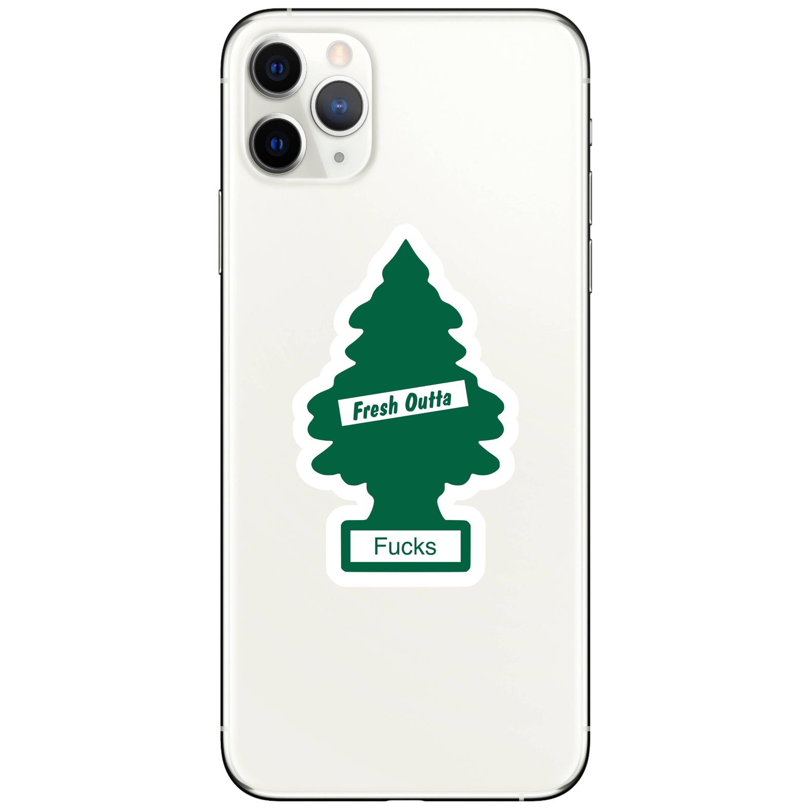 Fresh Outta Fucks Tree Swear High QualityVinyl Sticker