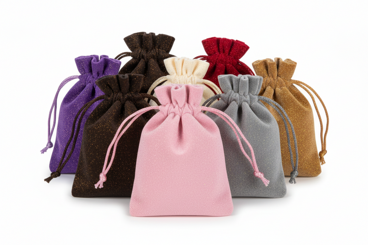 3"x4" Velvet Drawstring Bags