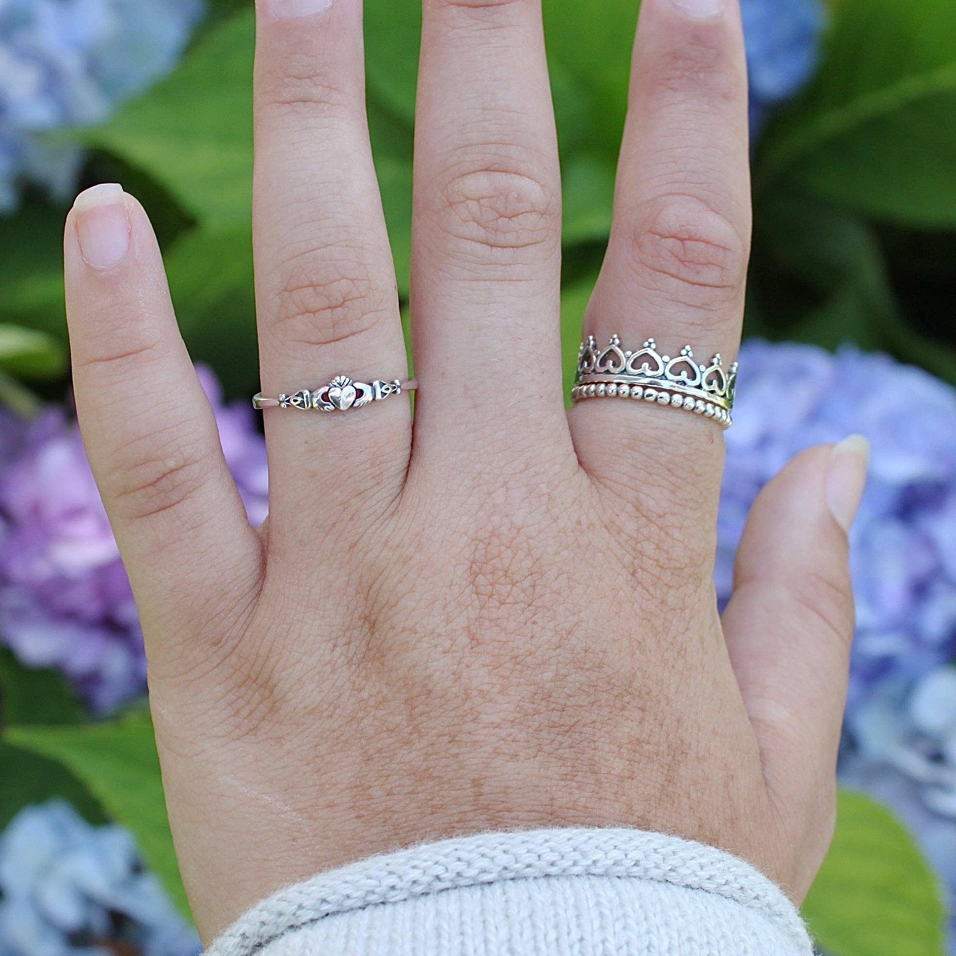 Tiny Claddagh Ring