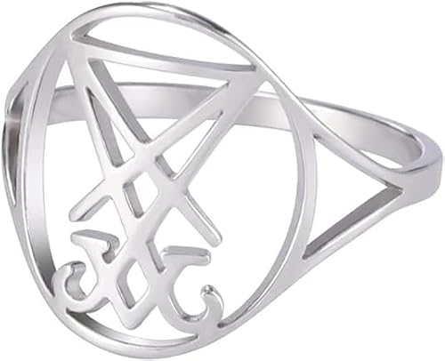 Luciferian Chalice Stainless Steel Ring