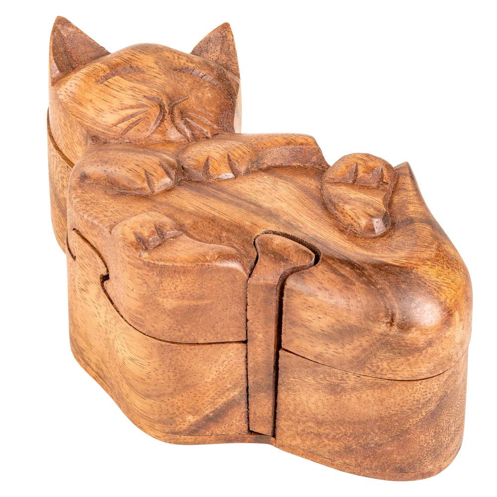 PLAYFUL CAT PUZZLE BOX