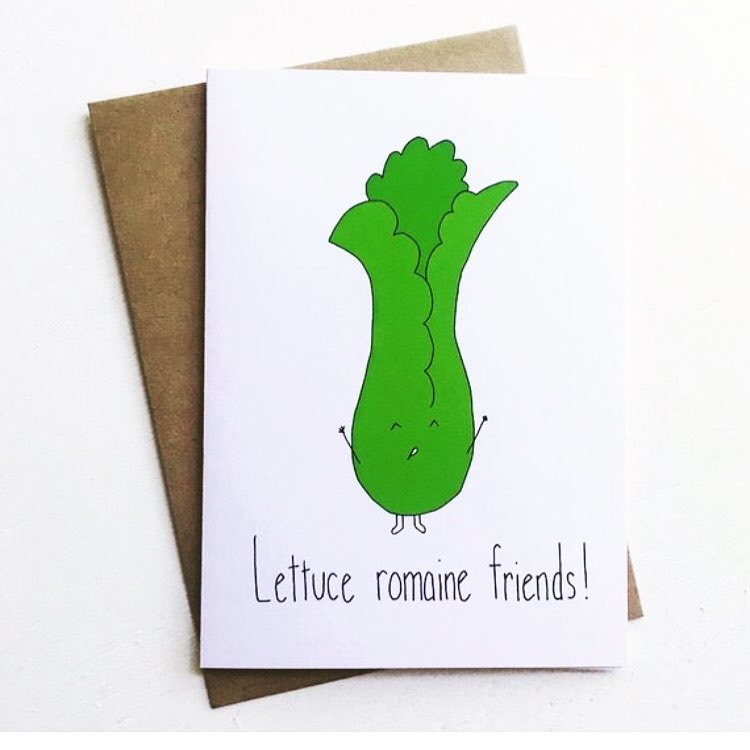 Lettuce Romaine Friends! Greeting Card
