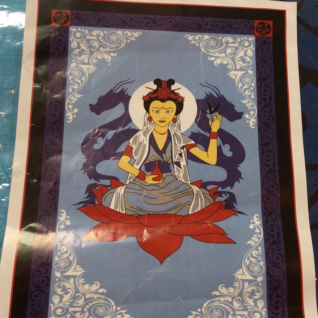 Qwan Yin Large Tapestry 86x53