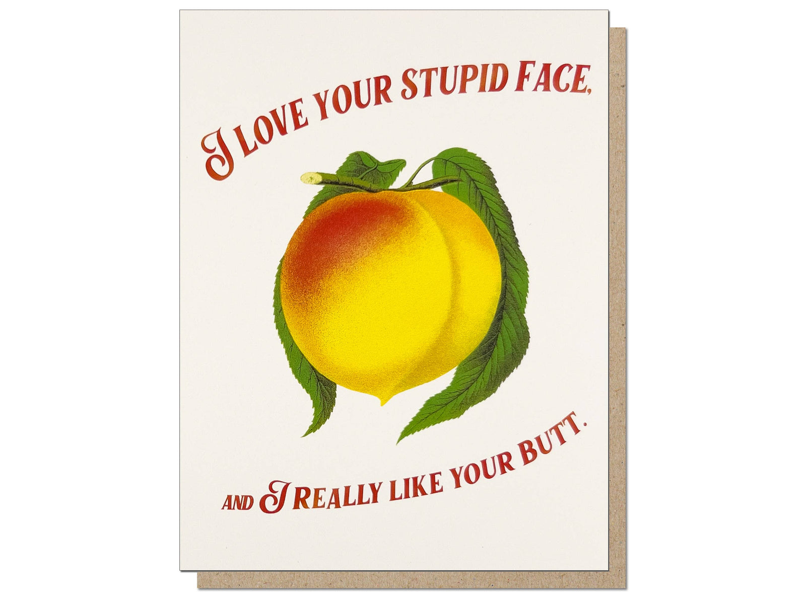 Love Your Stupid Face Card