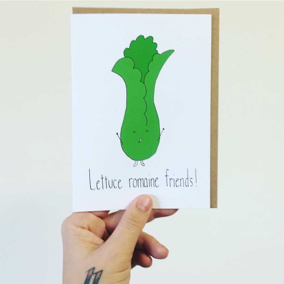 Lettuce Romaine Friends! Greeting Card