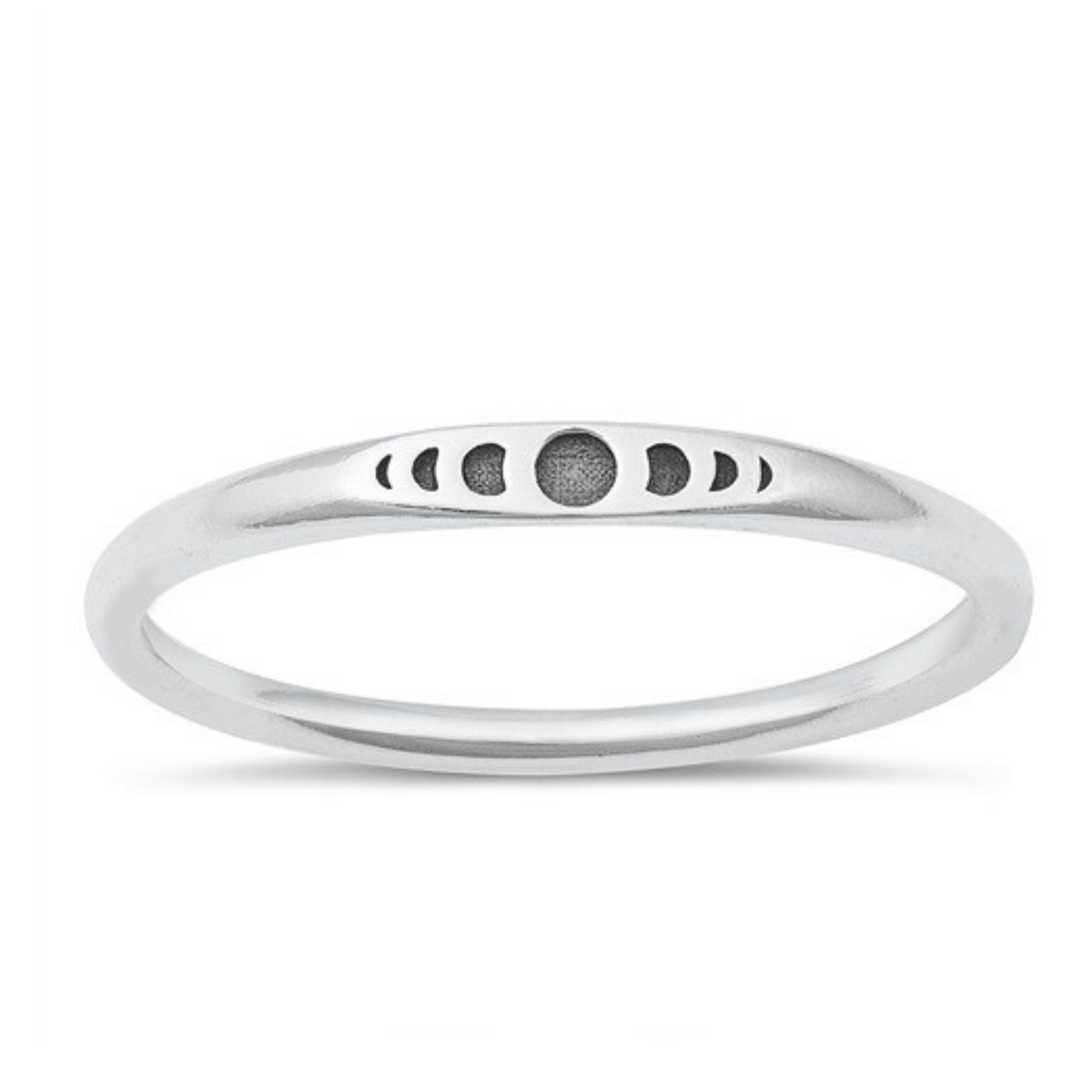 Tiny Moon Phases Ring