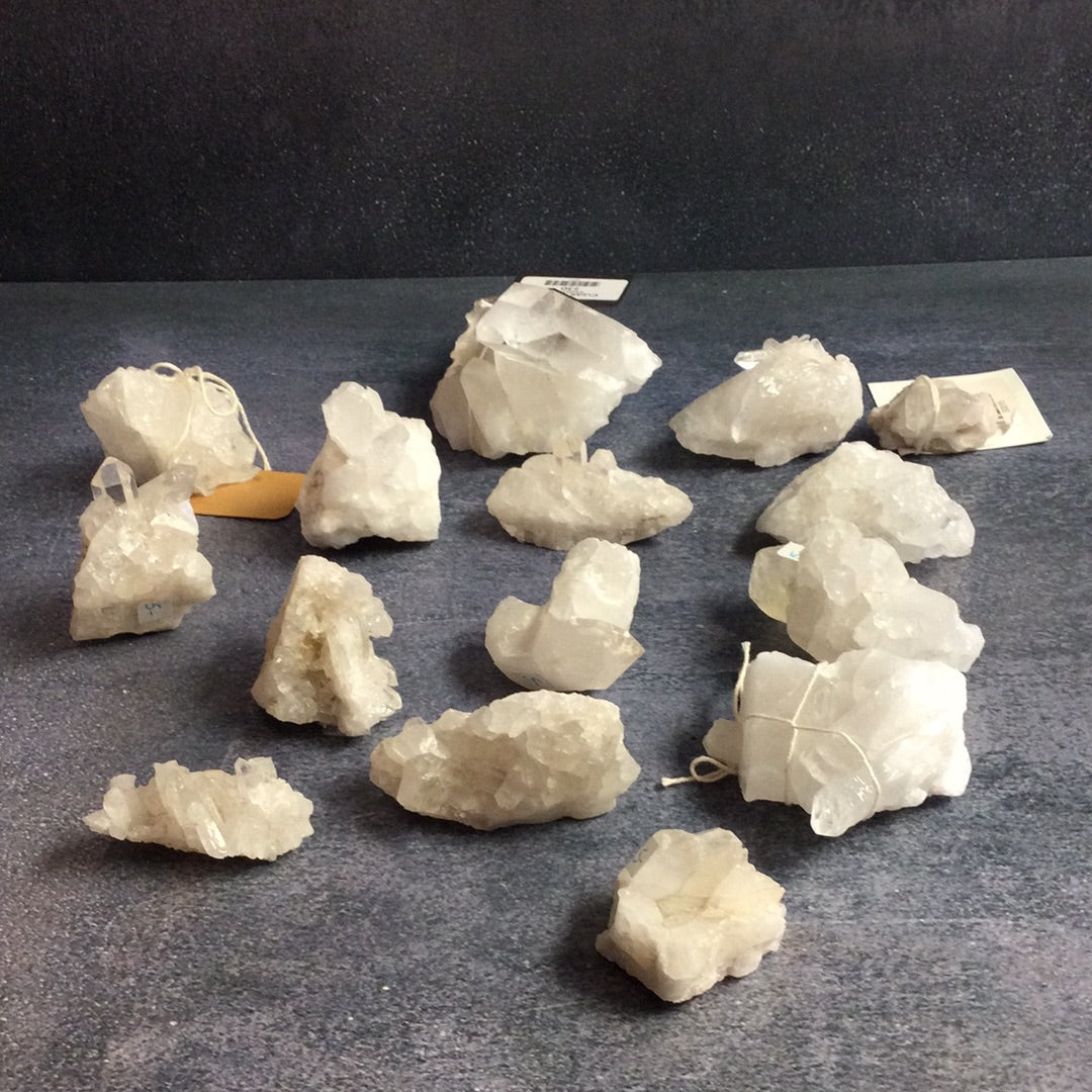 Clear Quartz Clusters Rough