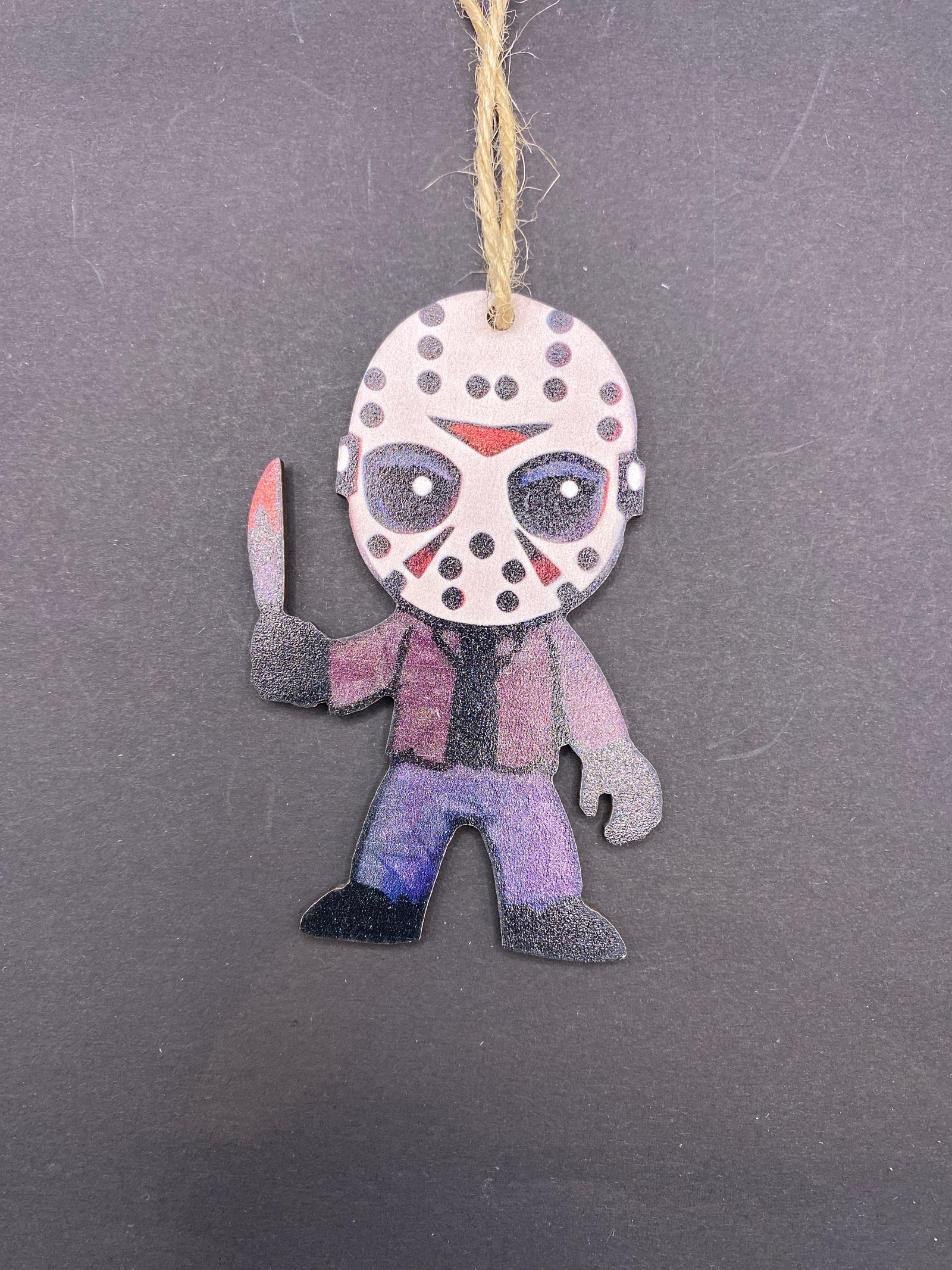 Wooden Horror Icon Ornament