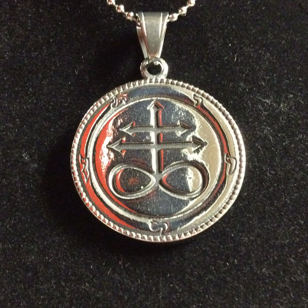 Baphomet / Leviathan Reversible Stainless Steel Pendant