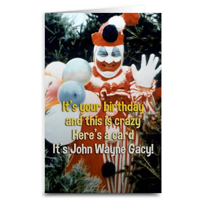 Gacy &quot;Pogo the Clown&quot; Card