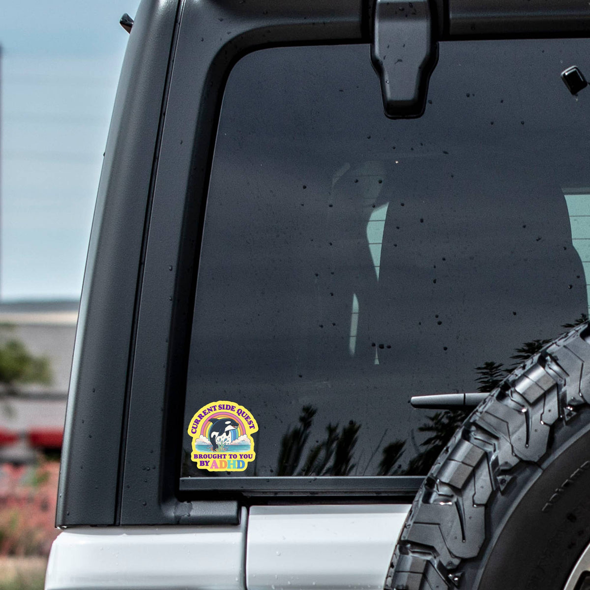 ADHD Funny Mental Health Neuro High Quality Vinyl Sticker