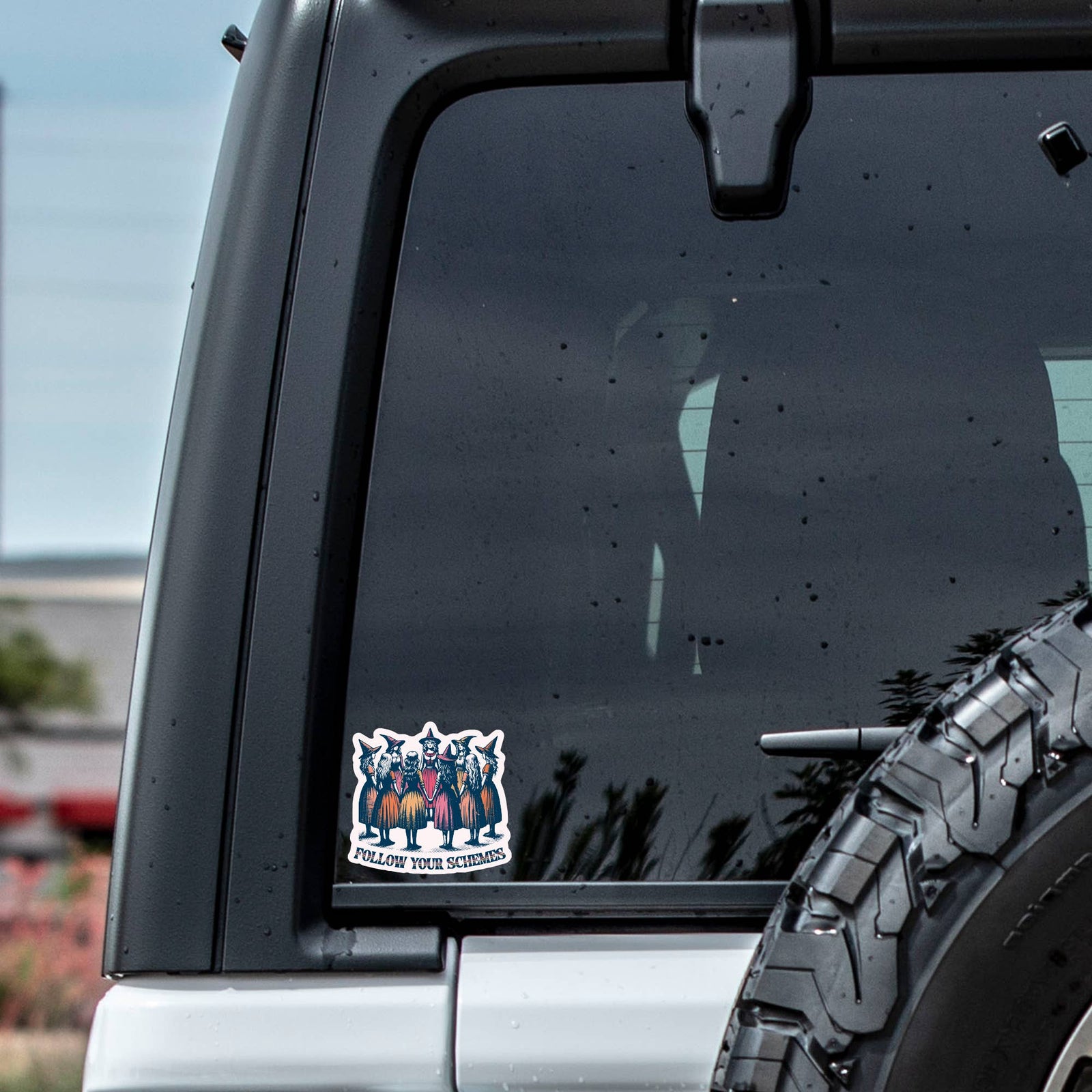 Girl Gang Funny Retro Vintage High Quality Vinyl Sticker