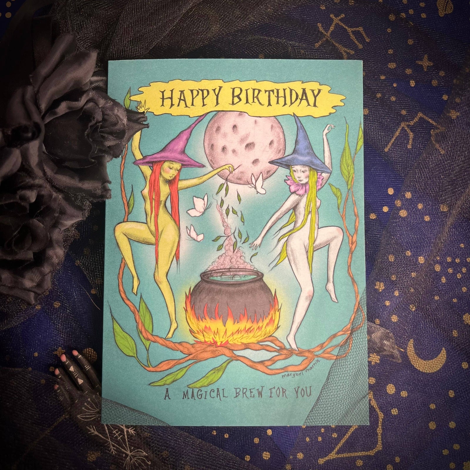 A Magical Brew For You - Happy Birthday - Greeting Card