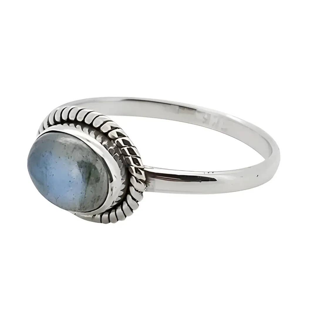 Labradorite Sterling Silver Ring