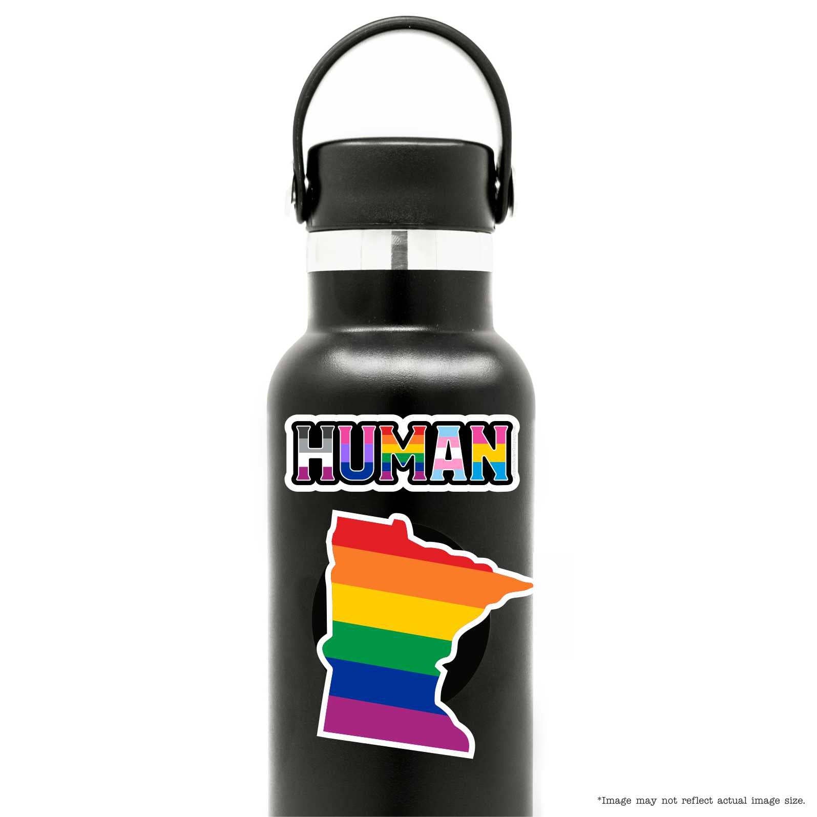 NC STATE rainbow sticker