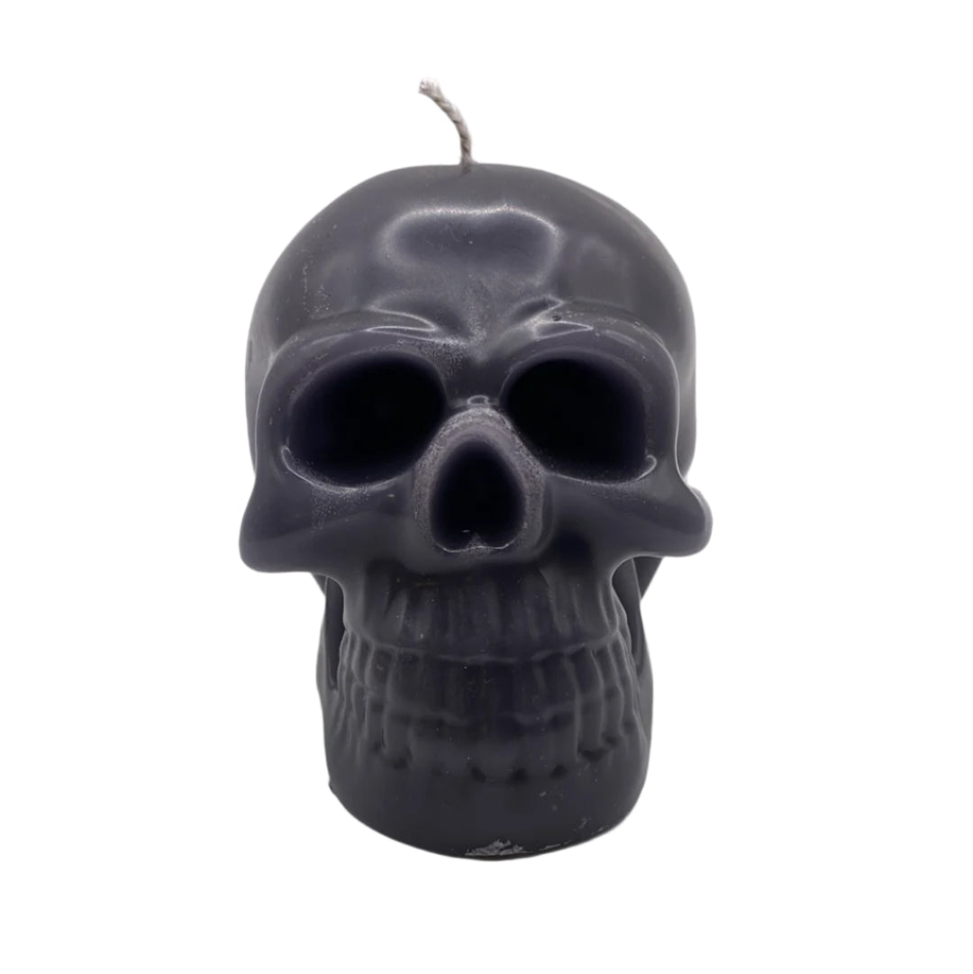 Large Skull Figure Candle
