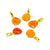 Carnelian Gemstone Sterling Silver Pendant 18K