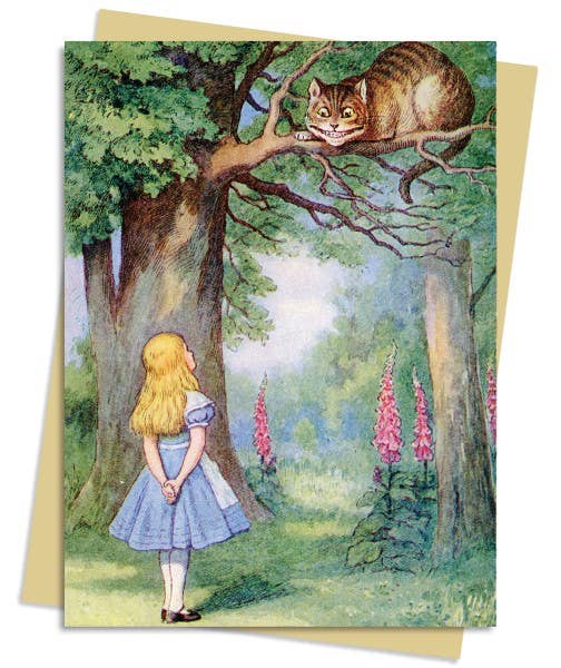 John Tenniel: Alice And The Cheshire Cat Greeting Card