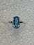 Gem-Cut Kyanite Sterling Silver Ring