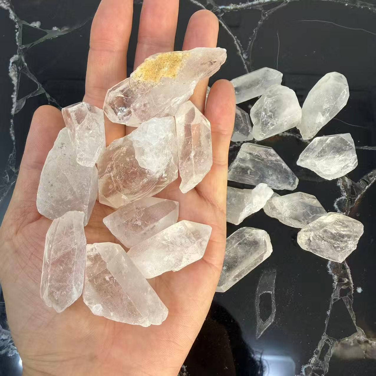 Clear Quartz Points Rough