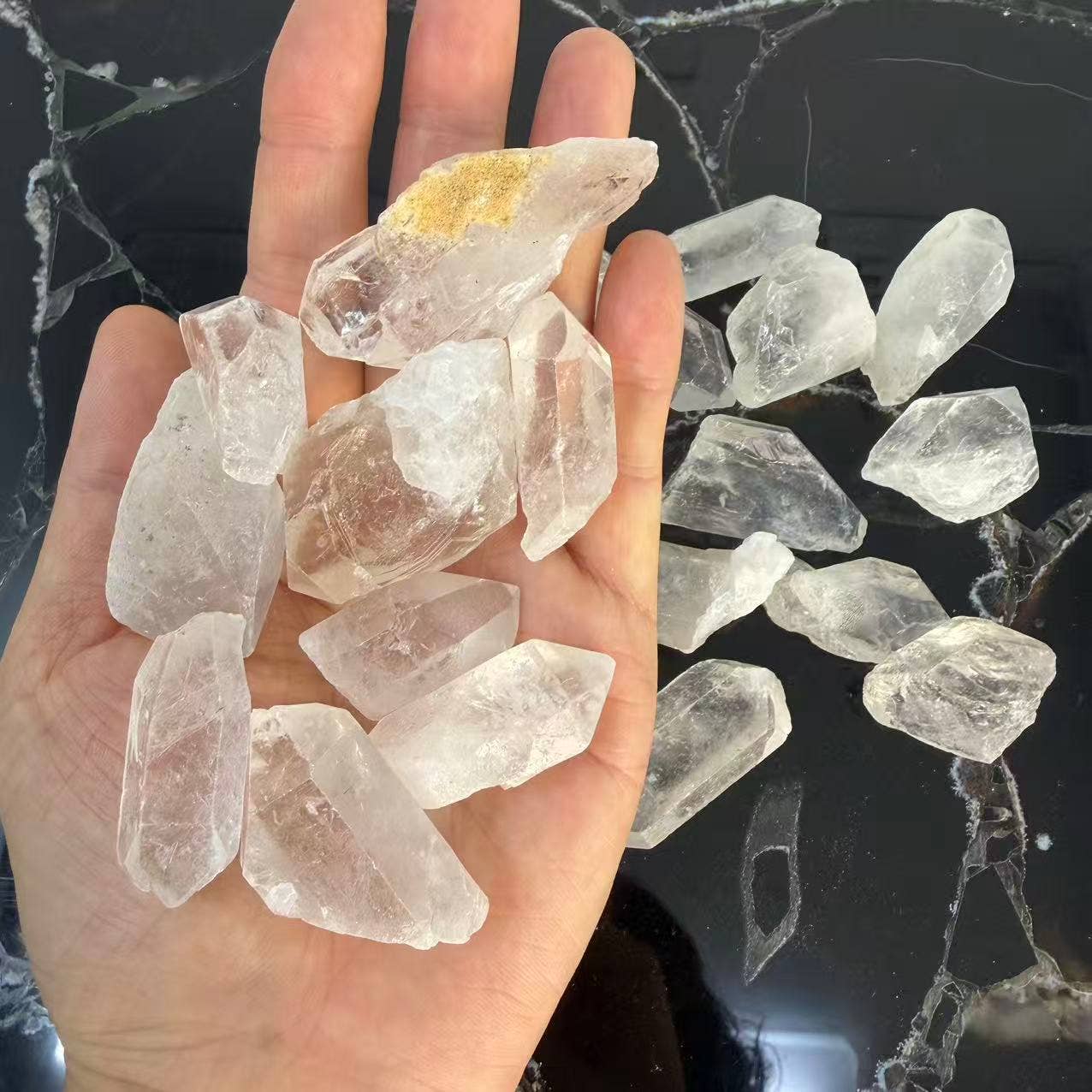 Clear Quartz Points Rough